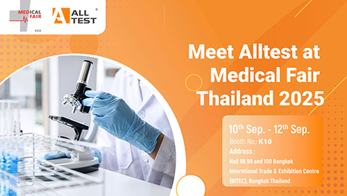 Najnowsze blogi firmy Spotkaj Alltest na Medical Fair Thailand 2025