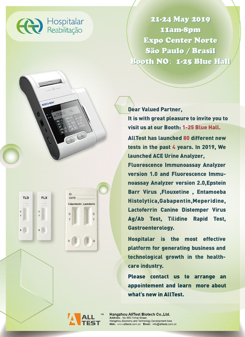 Latest company news about Zaproszenie na Hospitalar 2019