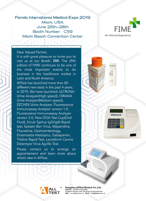 Latest company news about Zaproszenie na FIME 2019