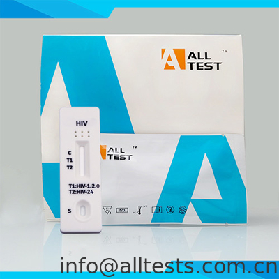 Good price Szybki test kasetowy HIV 1.2.O P24 Combo do ludzkiej krwi pełnej / surowicy / osocza w Internecie
