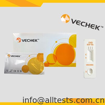 Dobra cena. Kasetka do szybkiego testu przeciwciał FMD NSP Szybkie wyniki Wysoka dokładność Prosta obsługa w próbkach WB/S/P w Internecie