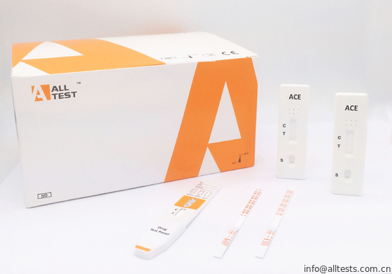 Good price Dokładne zestawy acetaminofenu (ACE) 5000 ng / ml Kaseta / Miarka / Panel Zestawy do badania nadużywania narkotyków Mocz z CE w Internecie