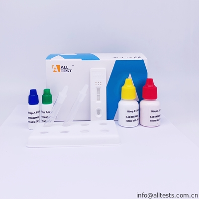 Dobra cena. Próbki wymazu z gardła Antygeny Strep A (linia kontrolna na czerwono) Szybkie zestawy testowe, test wymazu z gardła w Internecie