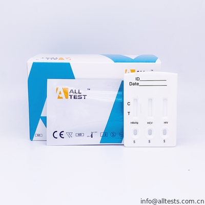 Good price Kombinacja szybkich testów HBsAg / HCV / HIV z próbką surowicy / osocza w Internecie