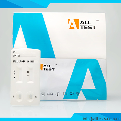 Good price Wygodna kaseta szybkiego testu grypy A / B i H1N1 Combo (wymaz / aspirat z nosa) z certyfikatem CE w Internecie