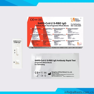 Good price SARS-CoV-2 S-RBD Przeciwciała IgG Szybki test Test przeciwciał Covid-19 w Internecie