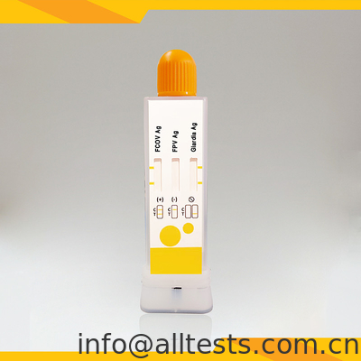 Good price FCoV FPV Giardia Lamblia Antygen Combo Rapid Test Kits Feces Veterinary Diagnostic Cup w Internecie