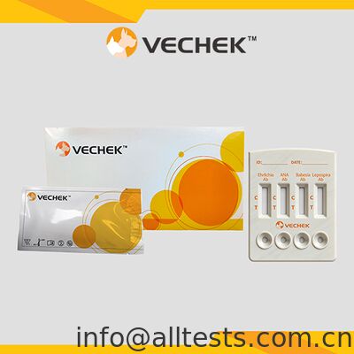 Dobra cena. Kasseta do szybkiego testu na Ehrlichia Anaplasma Babesia Leptospira ze szybkimi wynikami, wysoka dokładność i prosta operacja w Internecie