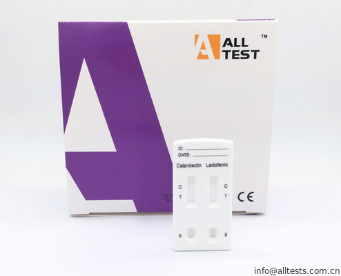 Good price Kalprotektyna i grzebień laktoferyny Boczny przepływ Szybki test kasetowy Certyfikat CE w Internecie