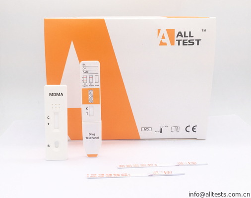 Good price Indywidualny zestaw dokładnego testu nadużywania narkotyków Ecstasy (MDMA) Metmetahylenedioxy Test Kit Z CE w Internecie