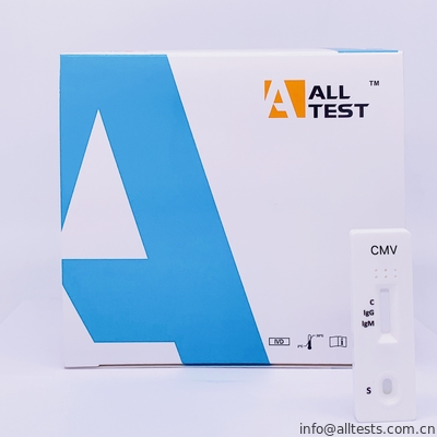 Good price Paski testowe z bocznym przepływem o wysokiej czułości Zestawy szybkich testów CMV IgG / IgM Szybki test kasetowy w Internecie