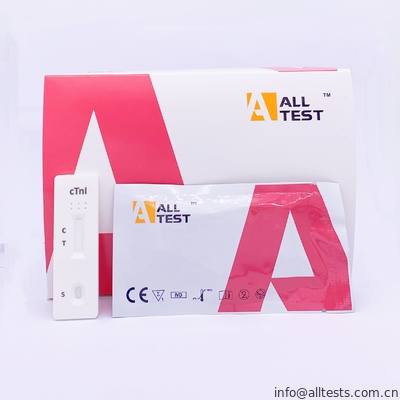 Good price Szybki medyczny test diagnostyczny Troponina I serca (cTnI) Szybki test na ostry zespół wieńcowy z CE w Internecie