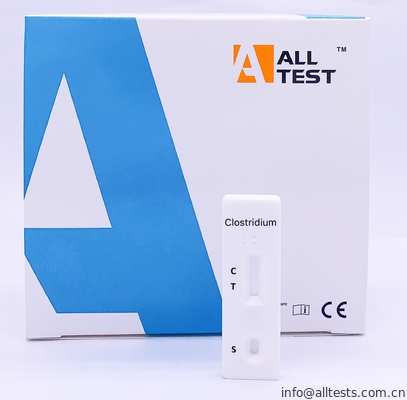 Good price Certyfikowane testy immunochromatograficzne z przepływem bocznym Kaseta szybkiego testu Clostridium difficile GDH w Internecie