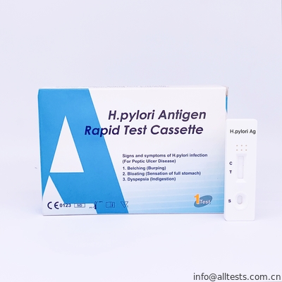 Good price H.Pylori Szybki test kasetowy Testy immunochromatograficzne z przepływem bocznym w Internecie
