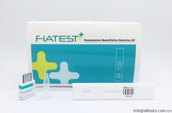 Good price Łatwe w użyciu zestawy szybkich testów diagnostycznych na grypę A + B Zastosowanie w analizatorze fluorescencji Fiatest w teście immunologicznym w Internecie