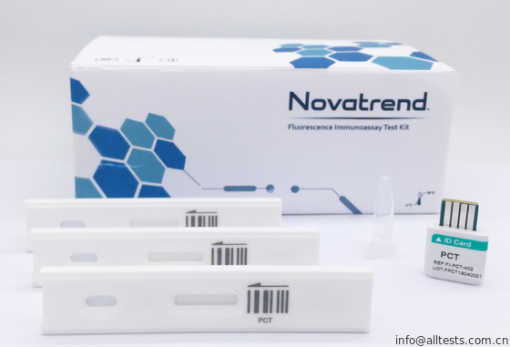 Good price Zestaw testowy do diagnostyki prokalcytoniny (PCT) Łatwy w użyciu przez fluorescencję Novatrend Test immunologiczny w pełnej krwi / surowicy / osoczu w Internecie