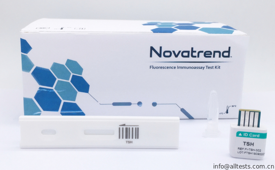 Good price Wygodny hormon pobudzający hormony （TSH） Test Zastosowanie w analizatorze fluorescencji Novatrend Test immunologiczny W surowicy / osoczu w Internecie