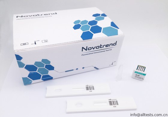 Good price Wysokiej jakości test mikroalbuminowy zastosowany przez analizator fluorescencji Fiatest Immunoassay w ludzkiej pełnej krwi / surowicy / osoczu w Internecie