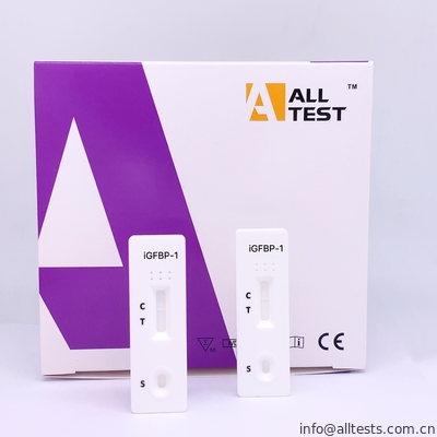 Good price Boczne testy immunochromatograficzne AllTest Szybki test kasety iGFBP-1 w wydzielinie z pochwy w Internecie