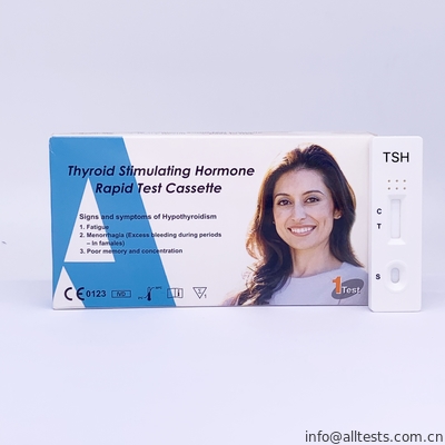 Good price Jednoetapowe testy immunochromatograficzne z przepływem bocznym dla hormonu stymulującego ludzką tarczycę w Internecie
