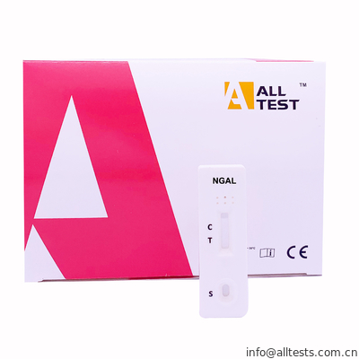 Good price Szybki test kasetowy na lipokalinę związaną z neutrofilami związanymi z żelatynazą (NGAL) One Step Rapid Test w Internecie