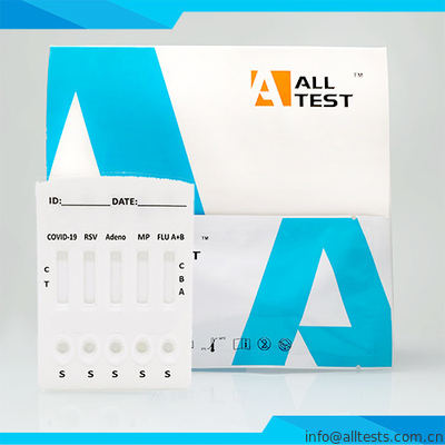 Good price COVID-19 / InfluenzaA + B / RSV / Adenovirus /M.pneumoniae Combo Antigen Combo Szybki test Znak CE w Internecie